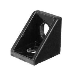 10Pcs 2020 Black Aluminium Angle Corner Joint 2020 Series Aluminum Extrusion 20x20mm Right Angle Bracket Furniture Fittings