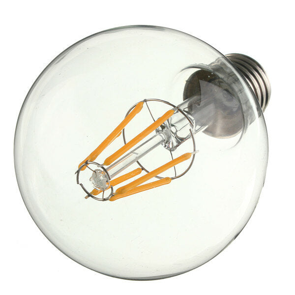 E27 6W Warm White COB LED Filament Retro Edison Bulbs 220V