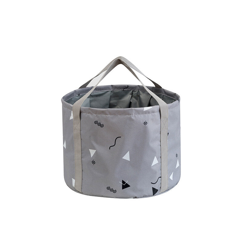 12/18L Folding Basin Camping Washbasin Bucket Foot Bath Sink Washing Basket Outdoor Travel