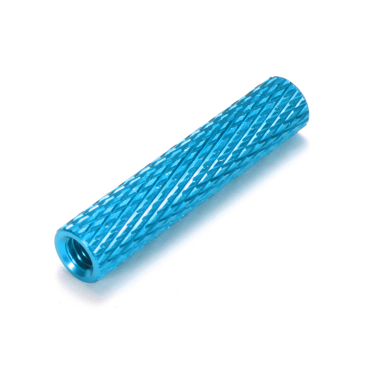 M3AS17 50Pcs M3 25mm Knurled Standoff Aluminum Alloy Anodized Spacer