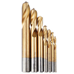 7pcs 3-12mm Spot Drill 120 Degree Titanium M42 Cobalt Chamfer Drill Location Center Bit Guide Chamfering Tools