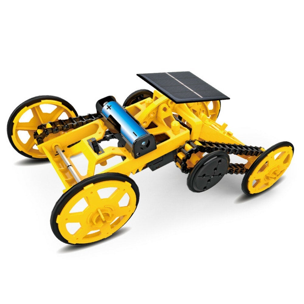 DIY Solar Planet Rover STEM Assembly Four-wheel Drive Electric Science And Educational Model Toys