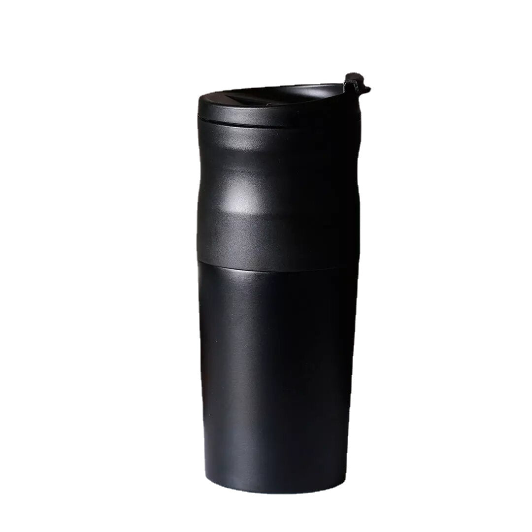 Protable Electric Coffee Grinder From Double-layer Filter 1200mAh Battery Heat Preservation Coffe Cup for Office Travel Camping