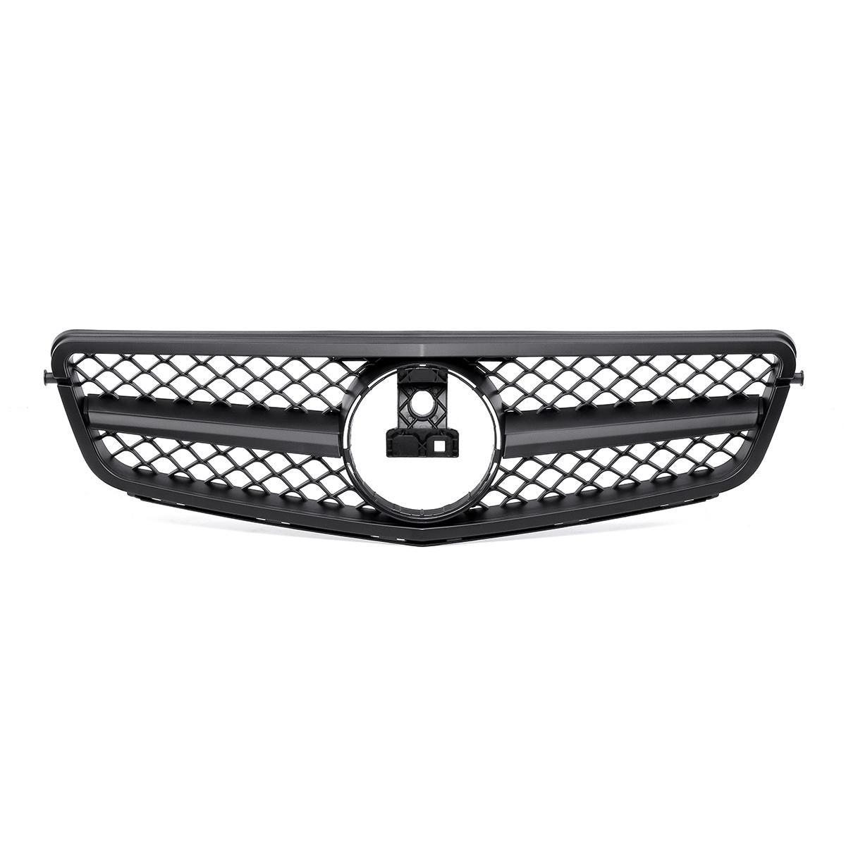 C63 AMG Style Front Upper Grille Grill For Mercedes Benz C Class