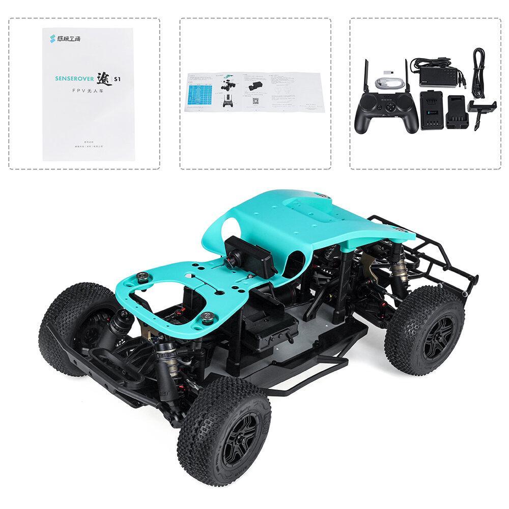 2.4G FPV UGV RC Car Intelligent Off Road Vehicle Models 800m Control Distance