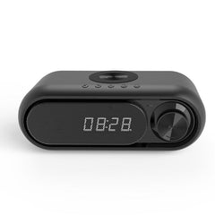 LED Display Table Alarm Clock With Wireless Charger FM Radio TF Card Play Bass Sound Box Wireless Bluetooth Speaker