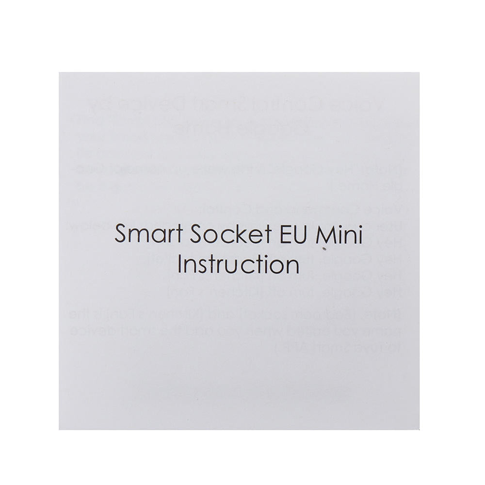 EU WiFi Smart Socket Power Plug Outlet Remote Control Works with Amazon Alexa Google Home No Hub Required