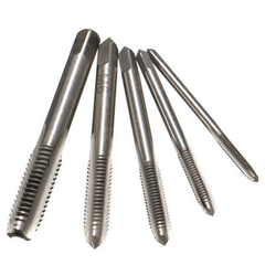 5pcs M3-M8 HSS Spiral Point Machine Screw Plug Tap Metric Straight Flute Thread Hand Tool