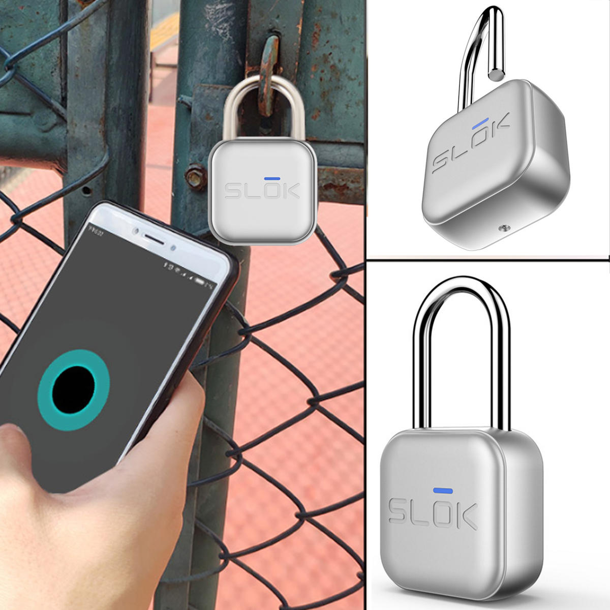 Mini Smart Bluetooth Padlock Security IOS Android APP Intelligent Cabinet Drawer Bicycle Lock