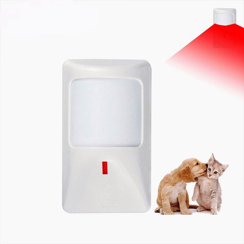 Wired PIR Infrared Motion Detector PET Immune Infrared Detector for Home Burglar GSM Alarm System