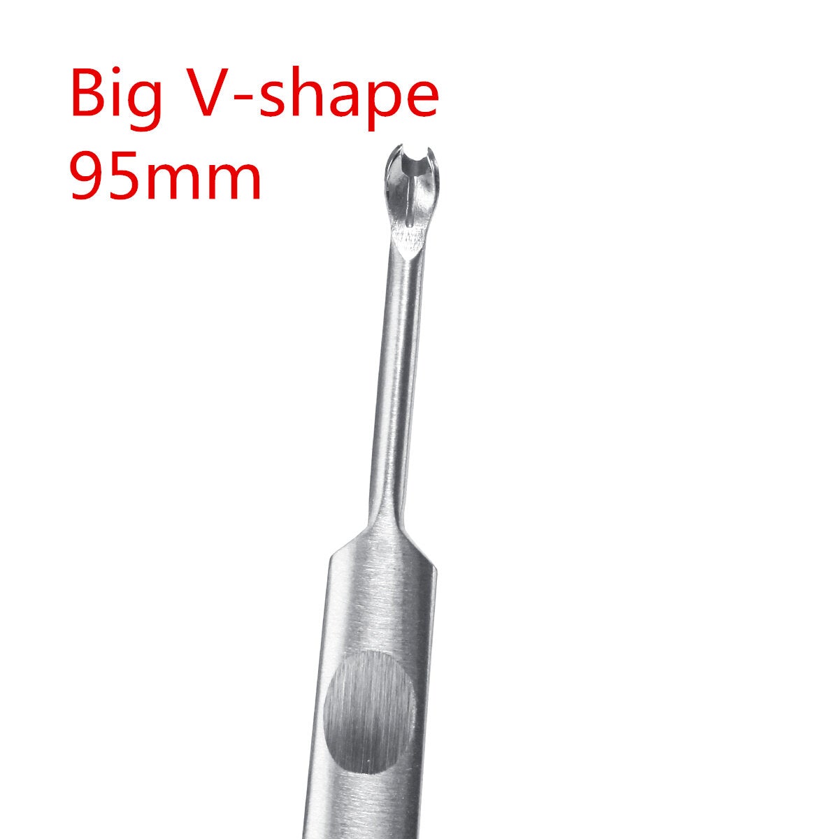 95/113/116/118mm V/U-shaped Silver Stainless Steel Hand Make Leather Trencher Slotting Tools Kit