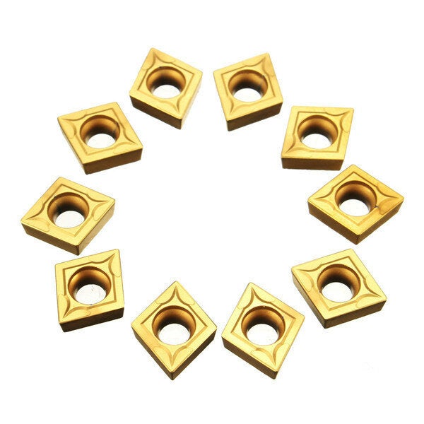 10pcs CCMT09T304 CCMT32.5 Carbide Insert For Lathe SCLCR Turning Tool Holder