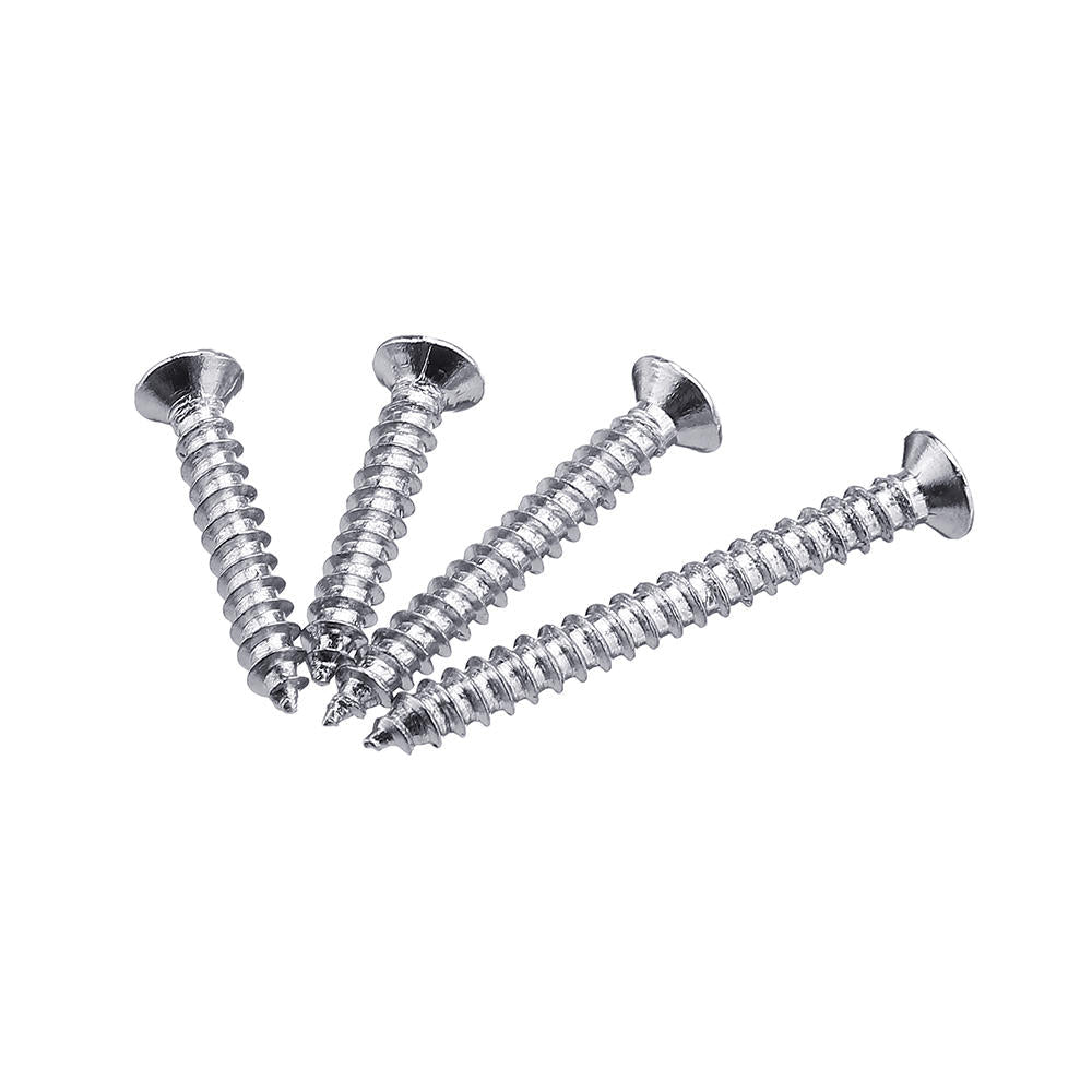 800pcs M2 Phillips Screw Flat Head Nickel-Plated Carbon Steel Self-Tapping Woodworking Screws Assortment Kit
