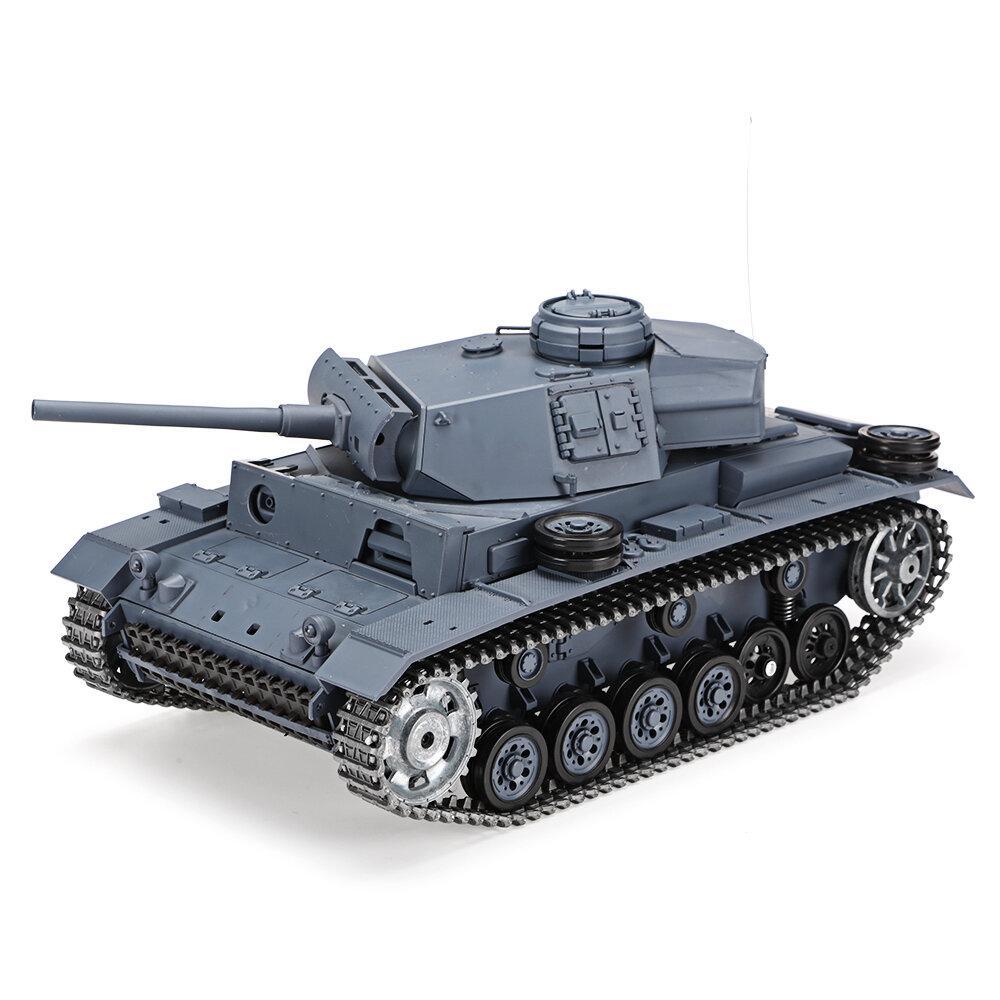 2.4G RC Tank Car Vehicle Models w/ Metal Barrel Basic Version