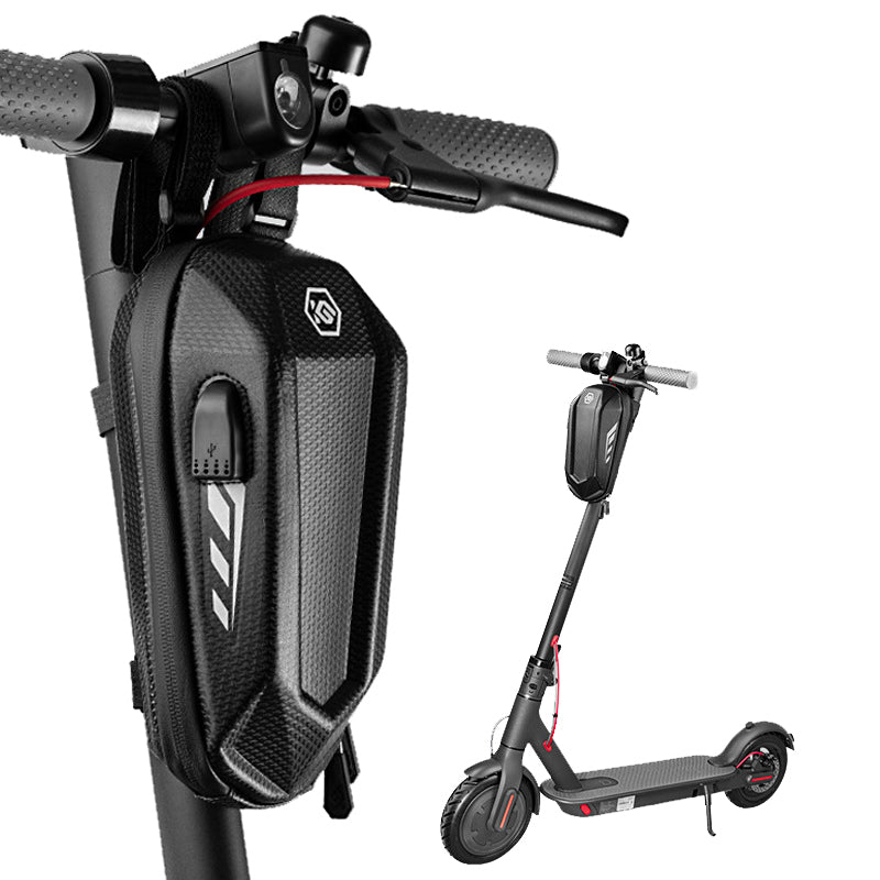 Electric Scooter Front Bag With USB Charging Port Waterproof Bike Handlebar Baga