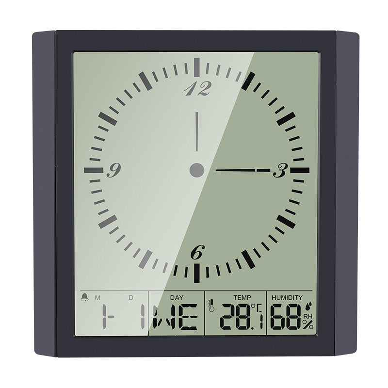 Multi-functional Electronic Digital Wall Clock intelligent Creative Large Screen Alarm Clock Household Thermometer and Hygrometer Clock