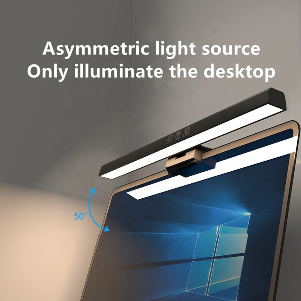 Monitor Light LED Lamp Ra90 Eye Protection Screen Hanging Light for Laptop Desktop Computer Home Office TB30SC
