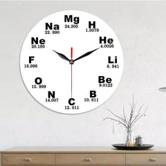 Creative Chemical Element Table Wall Clock 3D Wall Clock For Home Office Decorations