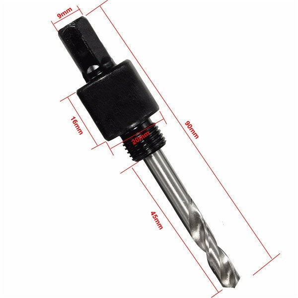 Bi Metal Hole Saw Locking Smooth Cutting Drill Bit For 14mm-30mm Arbor