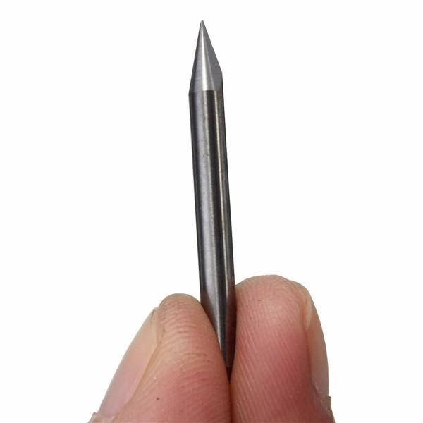 10Pcs 0.1mm 30Degree Carbide PCB Board Engraving Bits CNC Router Tool V-shape