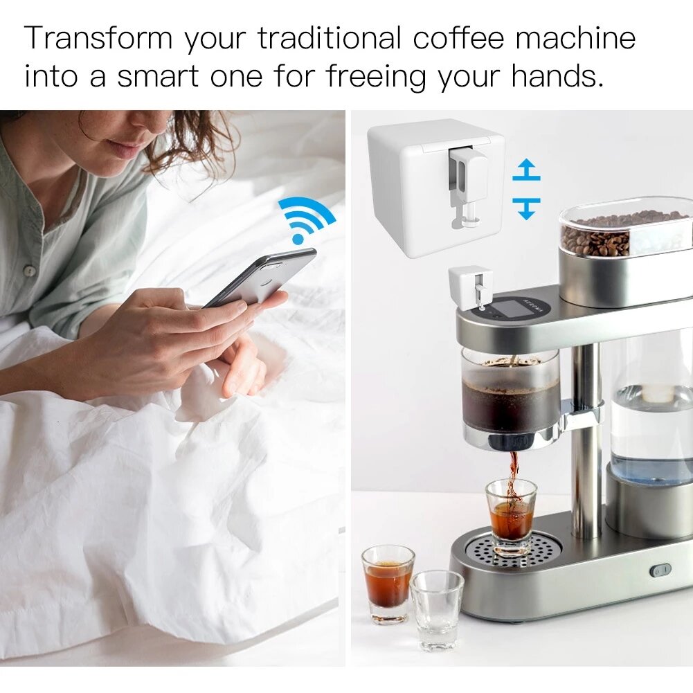 Smart Bluetooth Fingerbot Switch Bot Button Pusher Smart Life App Voice Control via Alexa Google Assistant