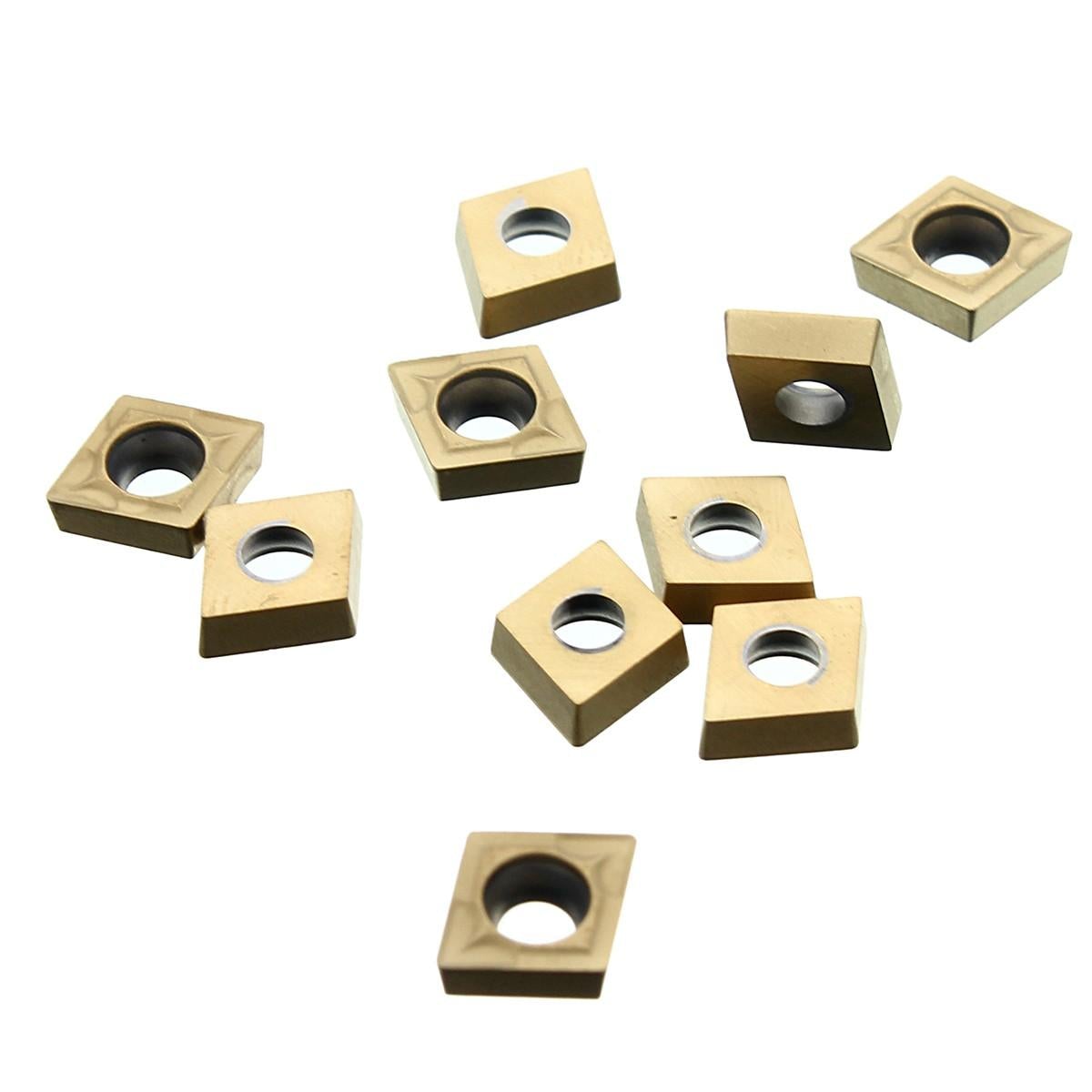 4pcs 6/7/8/10mm Turning Tool Holder Lathe Boring Bar With 10pcs CCMT060204 Inserts