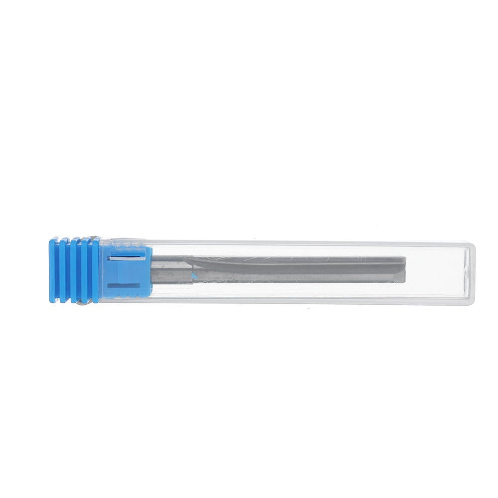 4mm Shank Double Flute Milling Cutter Straight Groove Tungsten Steel Engraving Cutter for CNC Engraving Machine Tools