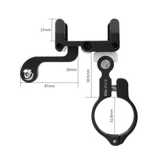 60-100mm Bike Phone Holder Aluminum Alloy 270 Rotation Bicycle Motorcycle Phone Mount Cycling
