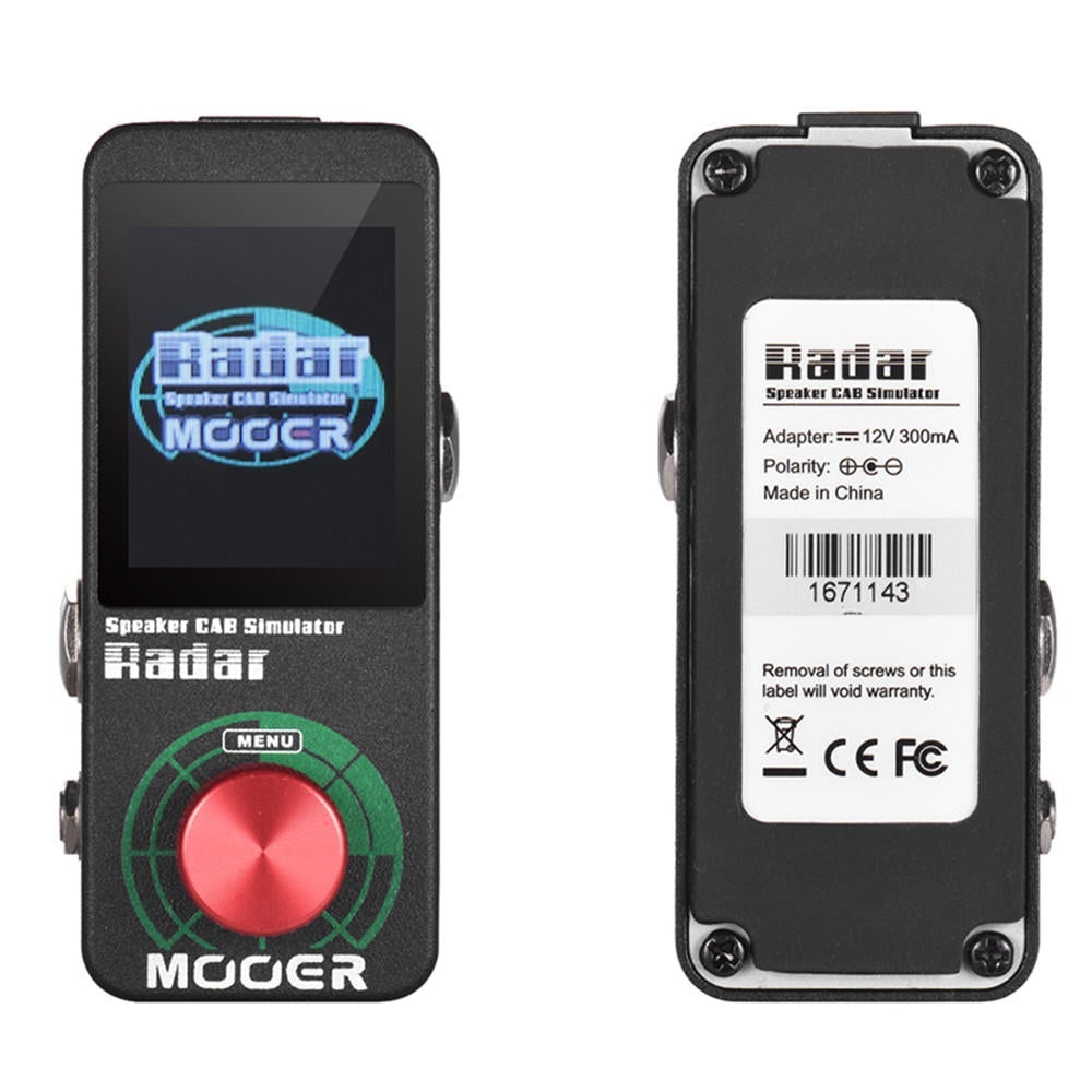 Radar Guitar Effects Pedal Professional Speaker Simulator with 30 Cab Models 11 Mic Models
