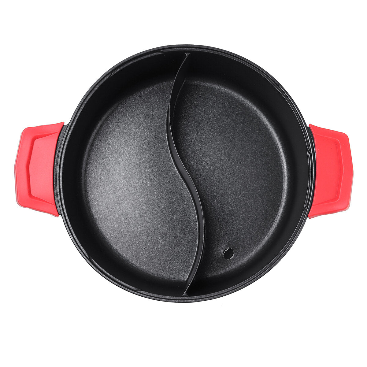 Electric Pan Hot Pot BBQ Frying Cook Grill 2 In 1 Kitchen Barbecue Machine Pot