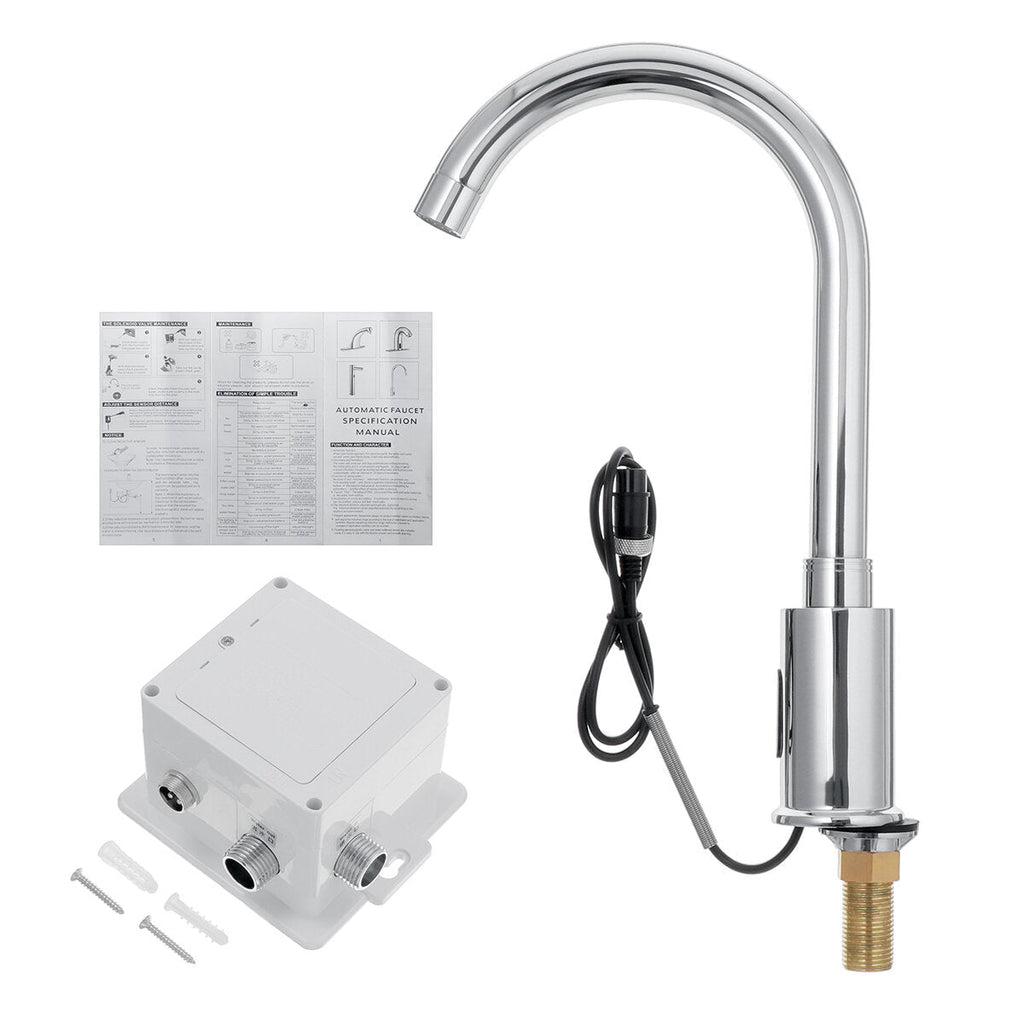 Infrared Sensor Kitchen Sink Faucet Smart Touchless Single Cold Water Tap