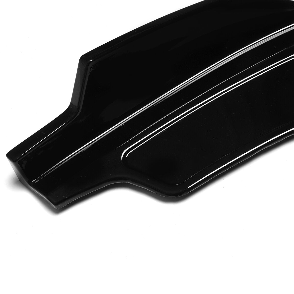 Glossy Front Bumper Lip Body Kit Spoiler Spliter