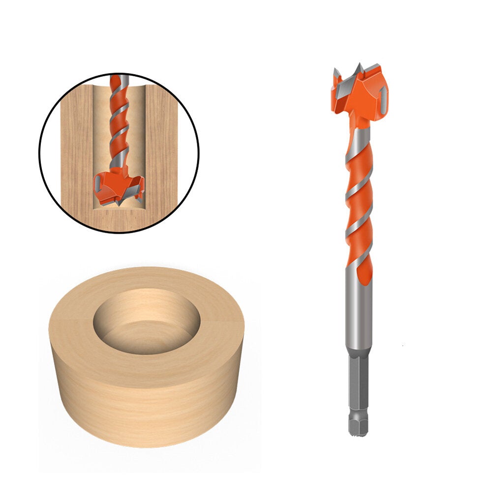7mm Hex Shank Lengthen Core 16mm-25mm Hole Saw Cutter Hinge Boring Drill Bits