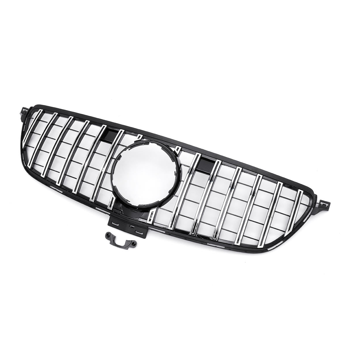 Silver GT Style Front Grille Grill For Mercedes Benz GLE Coupe