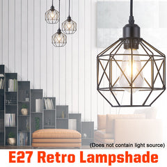 Vintage Style Industrial Pendant Lamp E27 Light Loft Hanging Ceiling Lamp Restaurant Bar Counter Attic Bookstore Lamp
