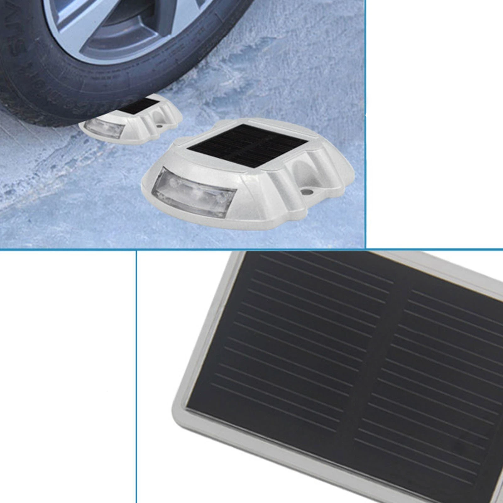 Solar LED Dock Light Garden Park Patio Lamp