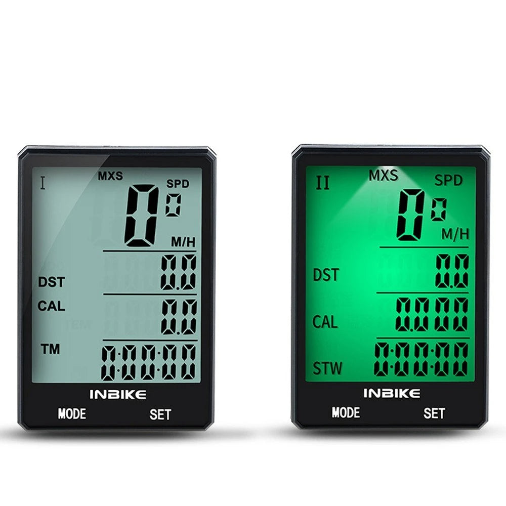 2.8 inch Bike Wireless Computer Multifunction Rainproof Riding Bicycle Odometer Backlight Display