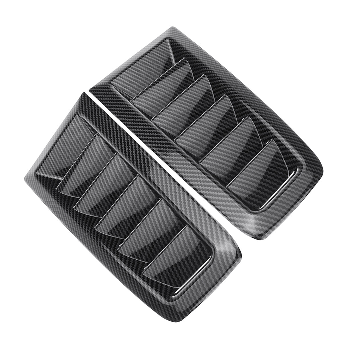Universal Car RS Style Bonnet Vents Carbon Fiber Look