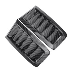 Universal Car RS Style Bonnet Vents Carbon Fiber Look