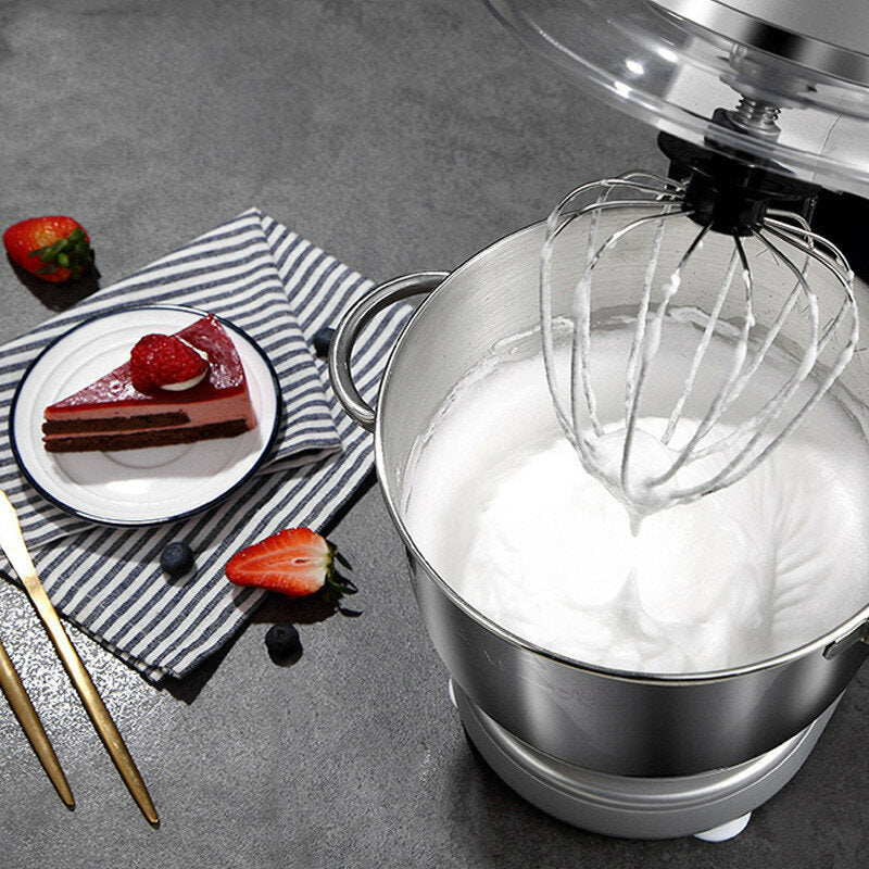 1200W 6.5L 3 in 1 Stand Mixer Powerful Copper Stainless Steel Kneading Interface Special Grease Paddle New Power Upgrade