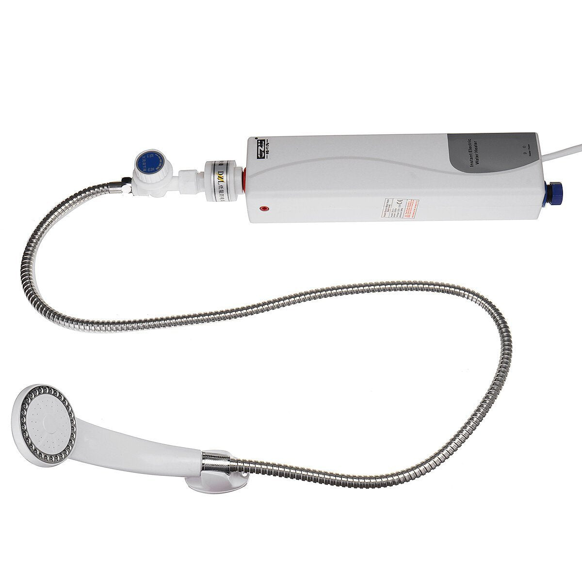 3000W Portable Tankless Electric Shower Instant Kitchen Bathroom Water Heater