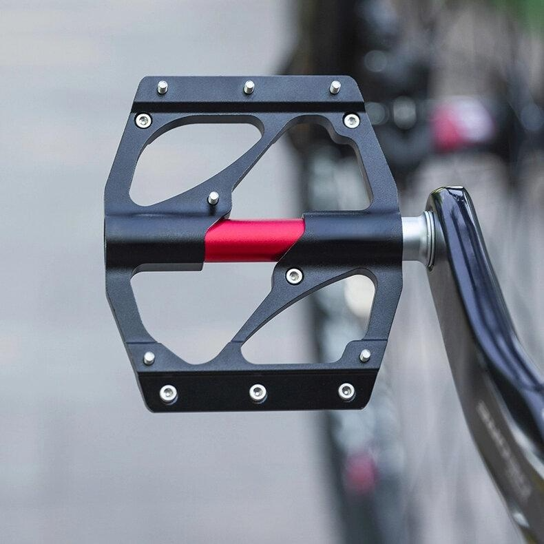 Bicycle Pedals Aluminum Alloy Non-slip High Speed Bearing Hollow-carved Dustproof