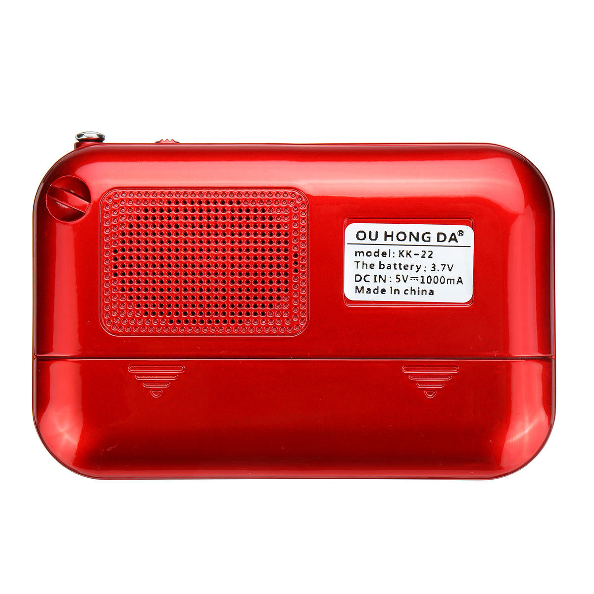Portable Digital Display FM Radio TF Card USB MP3 Music Player Clock Alarm Speaker