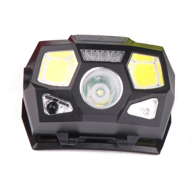 COB LED Headlamp USB Interface Waterproof Camping Hiking Cycling Fishing Light Bike Bicycle