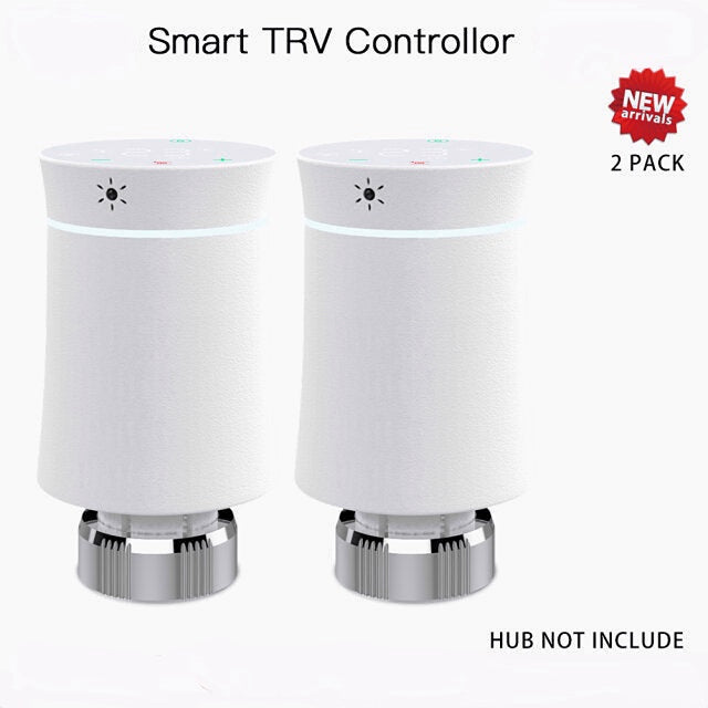 Thermostat Radiator Actuator Valve Smart Programmable TRV Temperature Controller Alexa Voice Control
