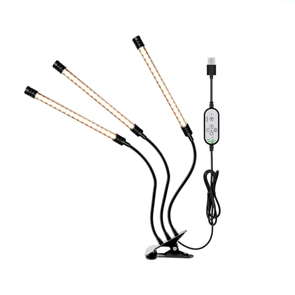 DC 5V 9W 18W 27W 36W 80 LED Grow Light with Timer Desktop Clip Full Spectrum PhytoLamps for Plants Flowers Grow Box