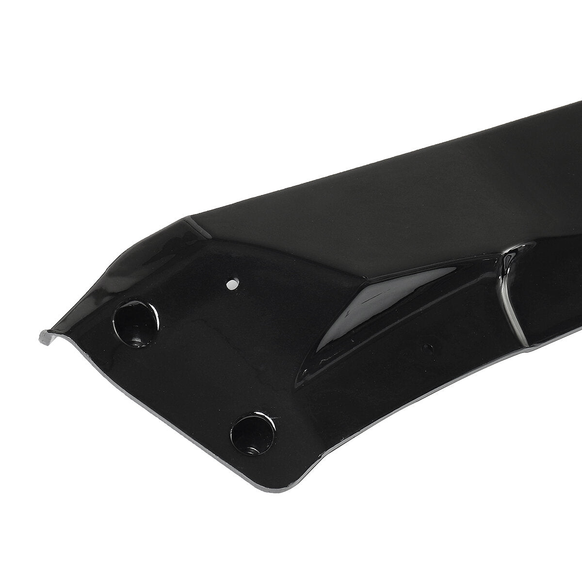 Painted Bright Black Front Bumper Lip Chin Spoiler Splitter For Nissan Sentra 2020 2021