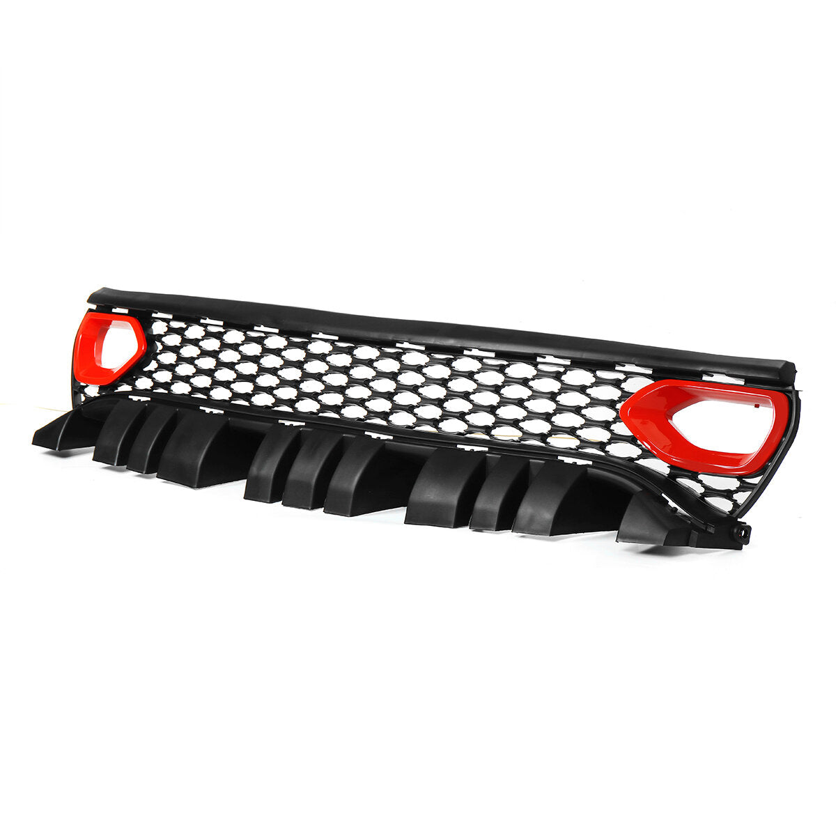 RED Upper Grille with Bezels Dual Inlets For Dodge Charger SRT Scat