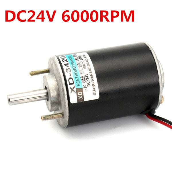 DC 12/24V 30W Permanent Magnet DC Motor CW/CCW Motor