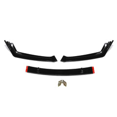 Front Bumper Lip Body Kit Spoiler Gloss Black